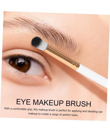 Baluue 10pcs Makeup Brush Makeup Eyeshadow Brush Eye for Makeup Concealer Brush Wooden Handle White - Buy Online on GoSupps.com