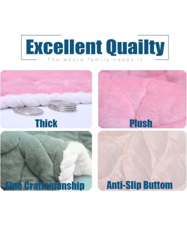 Liveinu Waterproof Fleece Mattress Protector - Anti-Slip Breathable & Reusable Absorbent Pads for Babies Seniors & Pregnancy (90x120cm Green) - Buy Online on GoSupps.com
