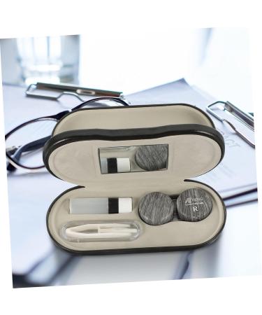 Buy Hapinary Dual-Purpose Travel Glasses Case - Compact Lens Tank & Suitcase Kit for Two Glasses (15.8x7.4cm) - Ideal Travel Accessory - Buy Online on GoSupps.com