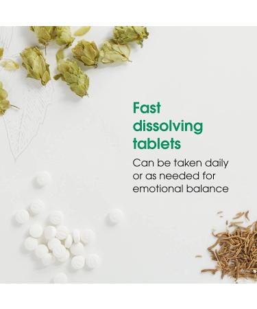 Calming Stress Relief Blend - 10 Natural Ingredients for Mood & Sleep | BHI - 100 Tablets - Buy Online on GoSupps.com