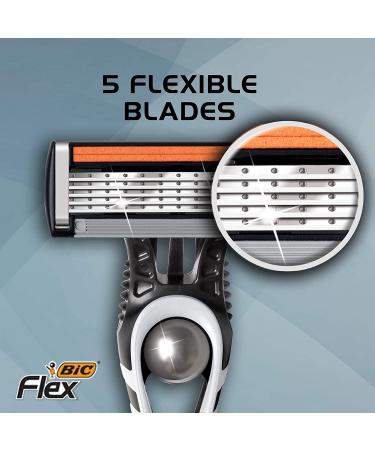 BiC Flex 5 Blades - 2 Count Pack - Buy Online on GoSupps.com