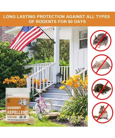 ANEWNICE Rodent Repellent with Wofimeha Peppermint Oil - 8 Pack Natural Rat & Mouse Repellent for Indoor/Outdoor Use - Buy Online on GoSupps.com