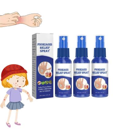 APAAZO South Moon Psoriasis Repair Spray Herbal Psoriasis Relief Spray Treatment for Plaque Psoriasis Psoriasis Treatment for Skin 3pcs