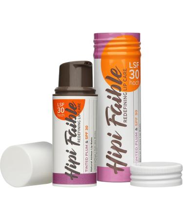  HIPI FAIBLE Hipi Faible Tinted Plum & SPF 30 Lip Balm 100% Natural with SPF 30 and Color 6 ml - Buy Online on GoSupps.com