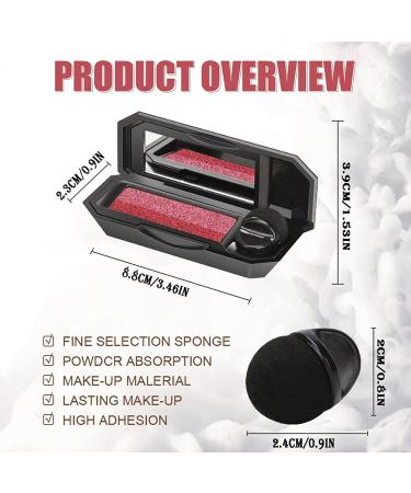 Two-tone Eyeshadow Stamp Lazy Eyeshadow Palette Makeup Powder Long-lasting Stamp Eyeshadow-Exquisite Glitter/Smooth Texture(03#) - Buy Online on GoSupps.com