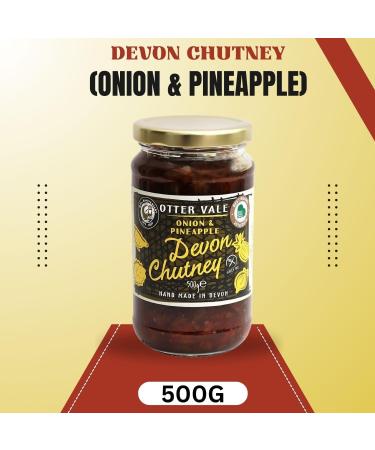 Otter Vale Chutney & Sauce Pic N Mix - Create Custom Jar Combo with 6 Flavours - Coronation Curried Peach Devon Fire Devon Onion & Pineapple Apple with West Country Cider Mango - Pack of 6 - Buy Online on GoSupps.com