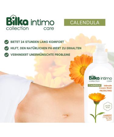 Bilka Lifestyle Intimate cream wash with calendula chamomile and tea tree extract intimate soap for protection moisture with soothing effect 200 ml - Buy Online on GoSupps.com
