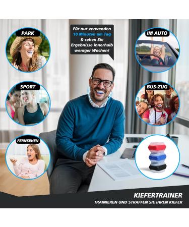 Zakvop Jawline Trainer 6-Pack | 40LB 50LB 60LB Jaw Exerciser Balls for Jawline Fitness | Enhance Your Jawline with Premium Quality - Buy Online on GoSupps.com