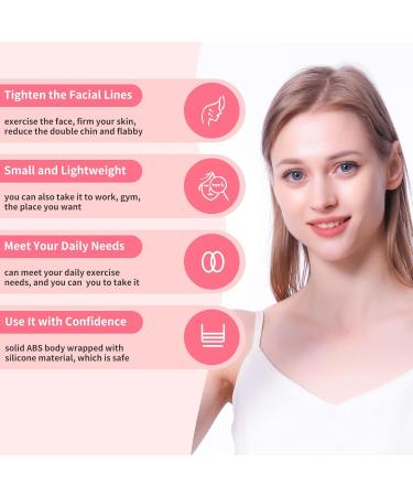 Jawline Exerciser | Double Chin Reducer & Facial Toning Trainer for Defined Jawline & V-Shaped Face | Shop Internationally - Buy Online on GoSupps.com