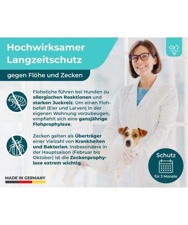 Home Pet Lab Spot on Tick & Flea Protection for Dogs (20-30 kg) - 3 Months of Effective Defense - Buy Online on GoSupps.com