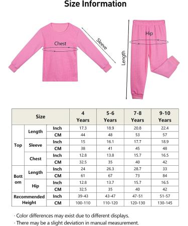 Resinta 3 Sets Girls Waffle Thermal Underwear Set - Winter Cotton Long Johns for Warm Base Layer - Buy Online on GoSupps.com