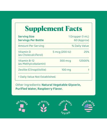 JoySpring Family Daily Wellness Bundle (Kids & Adults) Zeolite Drops with Magnesium Glycinate Vitamin B12 & D3 Sugar-Free Routine Support - Buy Online on GoSupps.com