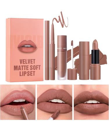  Generisch Collection of matte lipsticks velvety color formula waterproof liner pencils long-lasting smooth finish with rich pigmented coverage professional makeup choice for - Buy Online on GoSupps.com