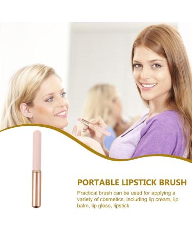 Baluue Lip Gloss Brush Lipstick Brush Woman Makeup Brush Travel Lip Gloss Applicator - Buy Online on GoSupps.com