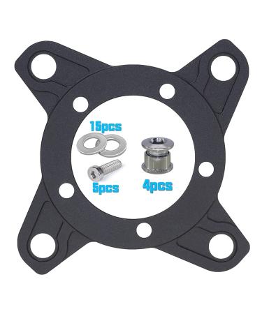 ISOAR Motor Bike Gear Adapter 36V/48V mid Drive Chainring Spider 104BCD for bafang 8fun BBS01B BBS02B 250W 350W 450W 500W 750W