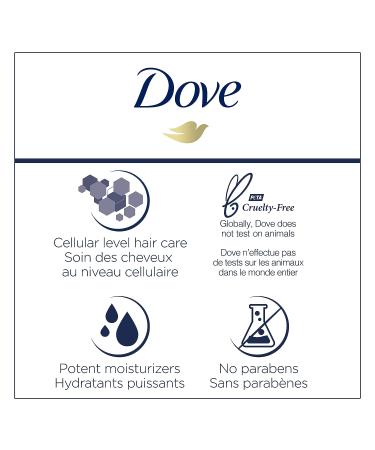 Dove Hair Therapy Serum + Conditioner 33.8 fl oz - Repairs Split Ends & Damaged Hair in 1 Minute - Buy Online on GoSupps.com