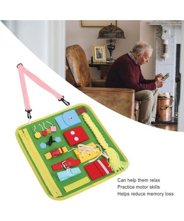 Fewb Fidget Blanket Sensory Pad for Memory Loss & Dementia | Activities for Elderly & Autistic Therapy | Anxiety Relief Mat - Buy Online on GoSupps.com