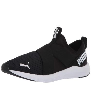 PUMA Women's Prowl Slip on Sneaker 9.5 Black/White