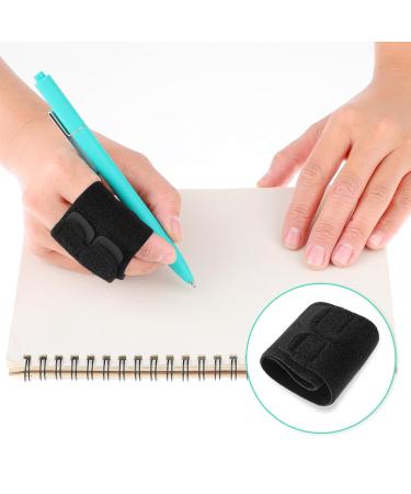 Buy Two-Finger Splints - Adjustable Nylon Finger Buddy Wraps for Sports - Compression Sleeves for Basketball Tennis Volleyball & Badminton (Black - Buy Online on GoSupps.com