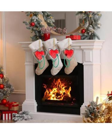 Heart Stethoscope Ornament | Caring Christmas Tree Decoration for Doctors Nurses & Caregivers - Buy Online on GoSupps.com