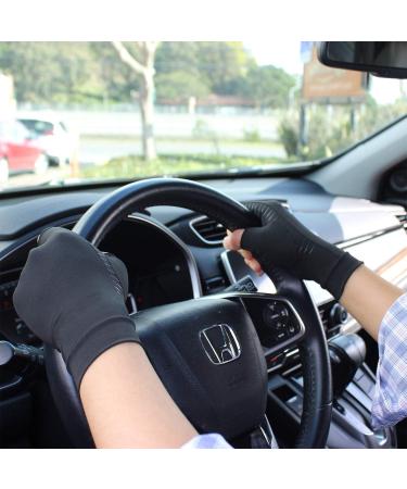 Bangbreak Copper Arthritis Compression Gloves - Pain Relief & Healing for Arthritis Carpal Tunnel - High Copper Infused | Large Size for Men & Women - Buy Online on GoSupps.com