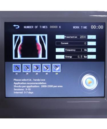 Buy WNSC Shock Wave Therapy Machine - Portable ED Treatment with 4 Massage Heads - Effective Pain Relief & Muscle Relaxation - Buy Online on GoSupps.com