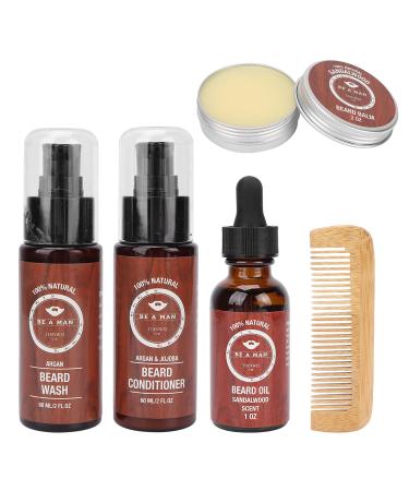 Bart flushing beard care oil men's beard care set bartshampoo mustache styling kamm bear foam cream salon mustache waxes for dad father friend