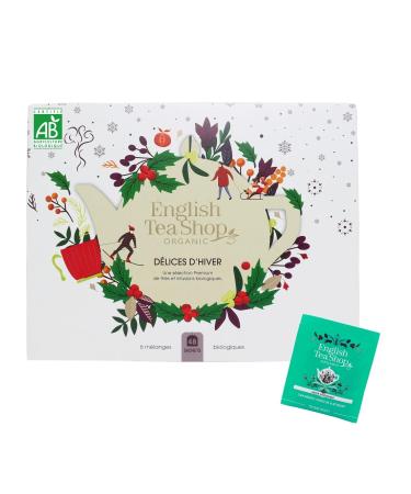 English Tea Shop - Winter Delights organic tea and infusion box - 6 Christmas tea and infusion blends in a box of