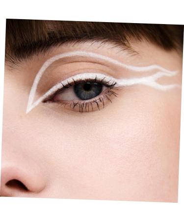 Healeved 15 Pcs White Lying Silkworm Pen Eye Makeup Pencils Eye Makeup Tools Eye Shadow Makeup Cosmetics Abs - Buy Online on GoSupps.com