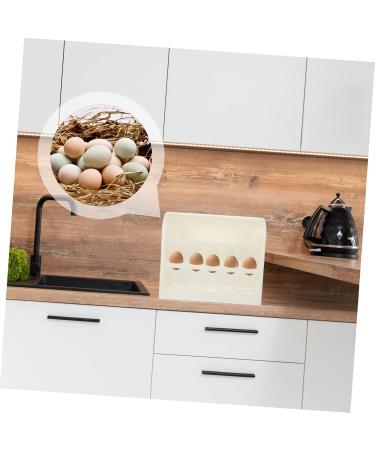 COLLBATH Egg Storage Box Egg Holder for Fridge Eggs Egg Tray Egg Rack Kitchen Egg Container Storage Rack Dog As Shown 25.5X21.5X10CM - Buy Online on GoSupps.com