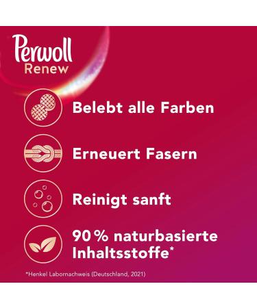 Perwoll Renew Color & Fiber Liquid Detergent for Colored Laundry - 52 Washes - International Shipping Available - Buy Online on GoSupps.com