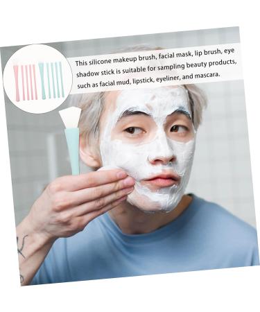 FRCOLOR 2 Sets Silicone Makeup Brush Lip Lip Makeup Brush Silicone Facial Mask Brush Lip Gloss Wand Eye Makeup Applicator Eye Shadow Eyeliner Brush Lips Silica Gel - Buy Online on GoSupps.com