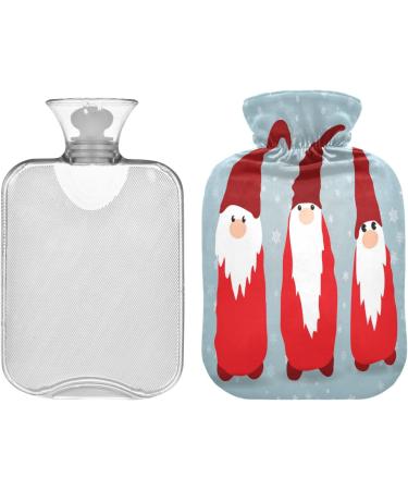 Buy Scandinavian Snowflake Hot Water Bottle - 2L Soft Fleece Cover for Hot & Cold Compress - International Shipping Available - Buy Online on GoSupps.com