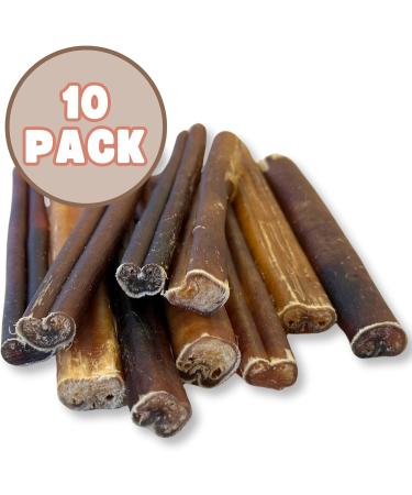 Purely Paws Premium All-Natural Beef Bully Sticks - Safe Digestible Dog Chews - Long-Lasting Low-Odour Rawhide Free - (6" 10 Count) 6" (Pack of 10) - Buy Online on GoSupps.com