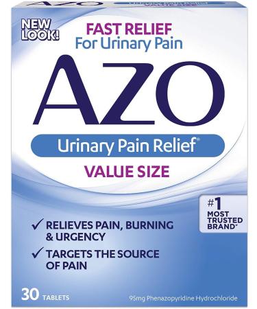 AZO Standard Urinary Pain Relief - 30 Tablets