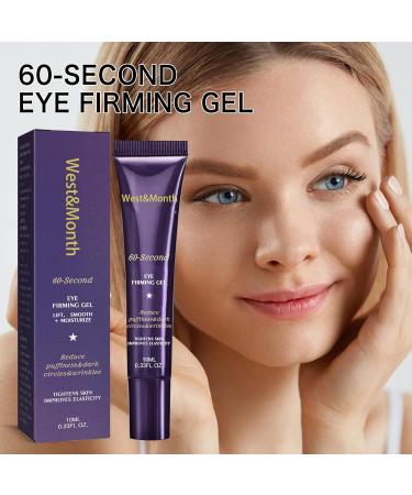 60-Second Age-Defying Eye Gel | Instant Firming Eye Cream & Puffiness Remover | Anti-Wrinkle Eye Serum for Youthful Skin - Buy Online on GoSupps.com