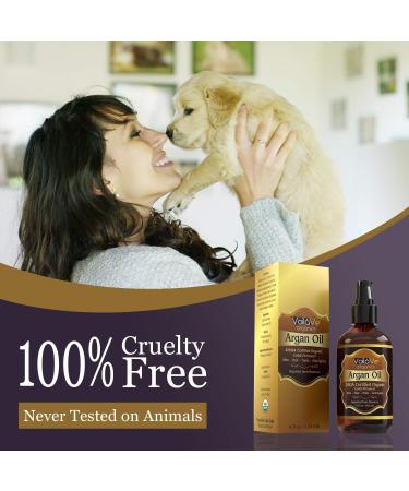 VoilaVe Organic Moroccan Argan Oil - Skin, Nails & Hair Growth - Face Moisturizer with Vitamin E - Women's Face & Neck Lotion - Buy Online on GoSupps.com