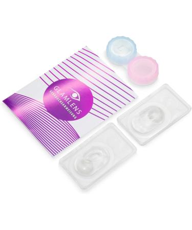 Buy GlamLens Silicone Comfort Soft Gray Contact Lenses - Jasmin Light Grey - 3 Month Wear for All Eye Colors - No Starch - 0.0 Diopters - Buy Online on GoSupps.com