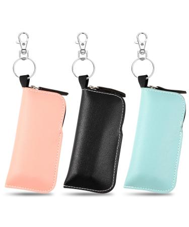 Chapstick Holder Lip Balm Sleeves Pouch Portable Lipstick Holder Bags Lip Gloss Holder Lipstick Bag With Hook Gift for Women
