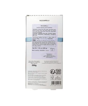 Marabissi Italian Ricciarelli di Siena Cookies 200g | Soft & Chewy Almond Cookies - Buy Online on GoSupps.com