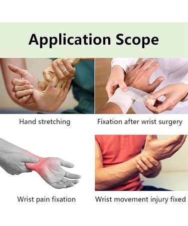ZZBB Adjustable Wrist Support Finger Orthotics Training Fingerboard Points Hand Wrist Brace Hand Brace Functional Hand Splint for Stroke Hemiplegia Patients Tendons Exercise Left Medium - Buy Online on GoSupps.com