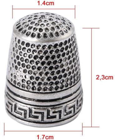 Antique Metal Sewing Thimble Finger Shield Ring - DIY Sewing and Quilting Craft Accessories - Buy Online on GoSupps.com