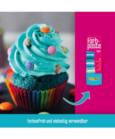 Decocino Blue Food Coloring Paste - 20g | Azo-Free Gluten-Free | Ideal for Cakes Fondant & Creams - Buy Online on GoSupps.com