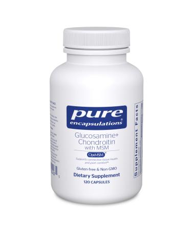 Pure Encapsulations Glucosamine Chondroitin with MSM | Supplement to Support Cartilage, Connective Tissue, and Joint Health* | 120 Capsules 120 Count (Pack of 1) Standard Packaging - Buy Online on GoSupps.com