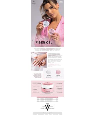 Victoria Vynn Glitter Builder Gel UV/LED Easy Fiber Nail Gel Manicure Pink Glitter 15ml - Buy Online on GoSupps.com