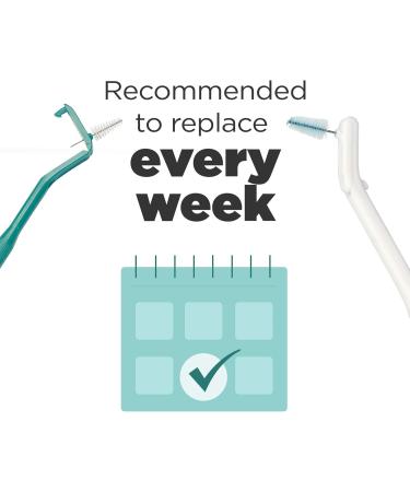 GUM Refill (tapered) Wide with antibacterial bristles 1 pack of 10 614EZ Wide 10 count (Pack of 1) - Buy Online on GoSupps.com