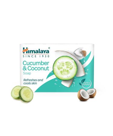 Himalaya Cucumber & Coconut Soap for rejuvenating and refreshing your skin 75 g Cucumber 75 g (Pack of 1)