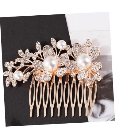 MAGICLULU Bridal Hair Accessory Crystal Hair Accessories Bridal Headpiece Girls Hair Accessories Bridal Hair Accessories Girl Hair Accessories Unique Accessory Alloy Comb Bride - Buy Online on GoSupps.com