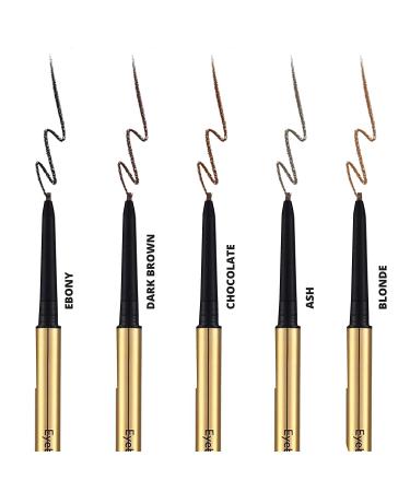 Eyebrow Definer Pencil - Fill, Define, and Volumize Brows | Long Lasting & Waterproof | Precision Double Ended Design | Mela Beauty Studio (Chocolate) - Buy Online on GoSupps.com