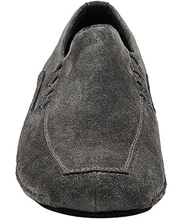 Very Fine Men's Grey Suede Ballroom Dance Shoes - SERO102BBX, Flat Heel 10.5 - Buy Online on GoSupps.com